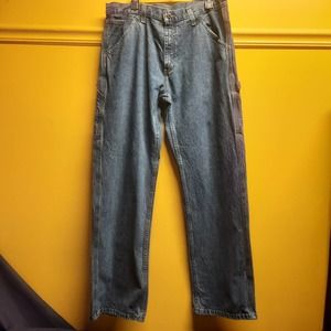 VTG Y2k Faded Glory  Cargo Carpenter Jeans 36 x 34